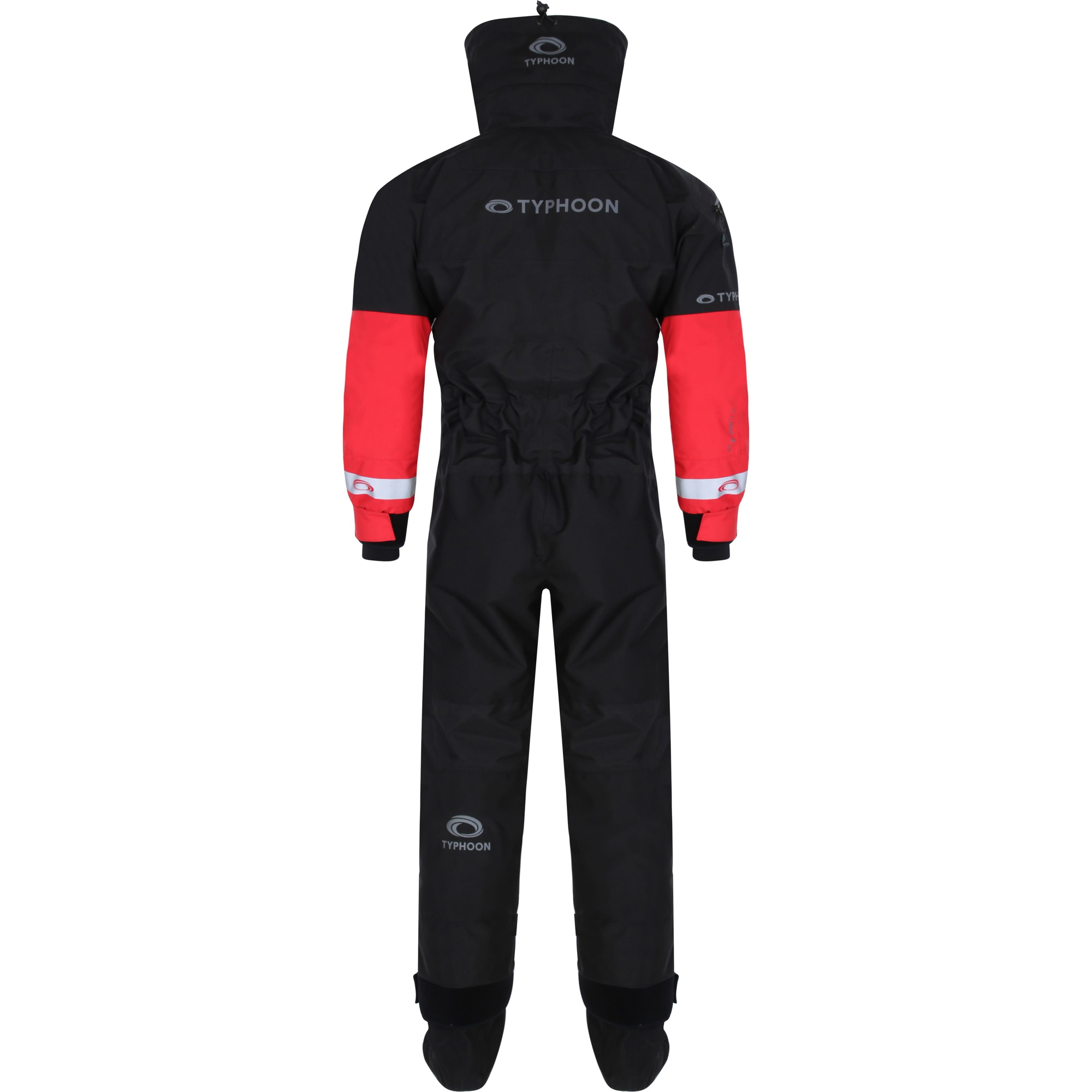 2026 Typhoon Hommes Combinaison étanche Max-B 2.0 100199 - Black / Rouge